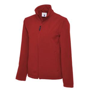 Uneek UC612 Premium Full Zip Soft Shell Jacket Red Medium 40